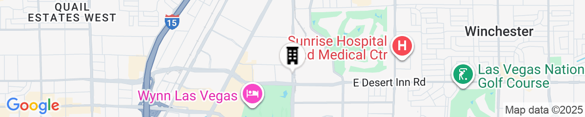 Map for Residence Inn Las Vegas Convention Center by Marriott