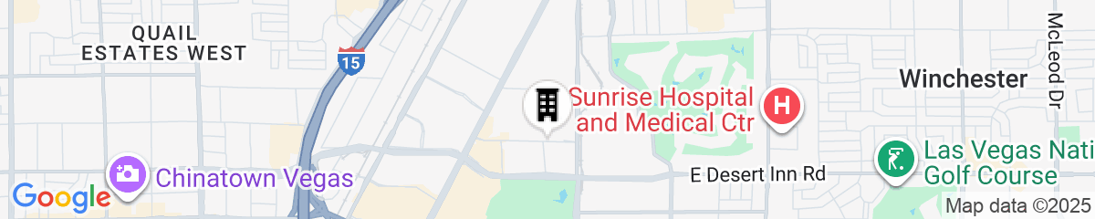 Map for Las Vegas Marriott