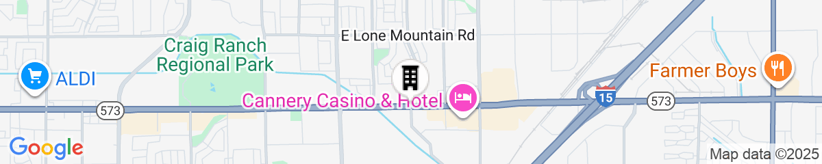 Map for My Place Hotel - North Las Vegas
