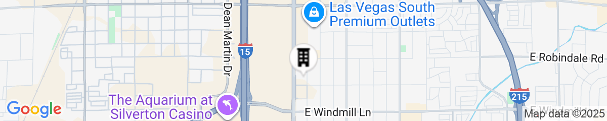 Map for Hilton Garden Inn Las Vegas Strip South