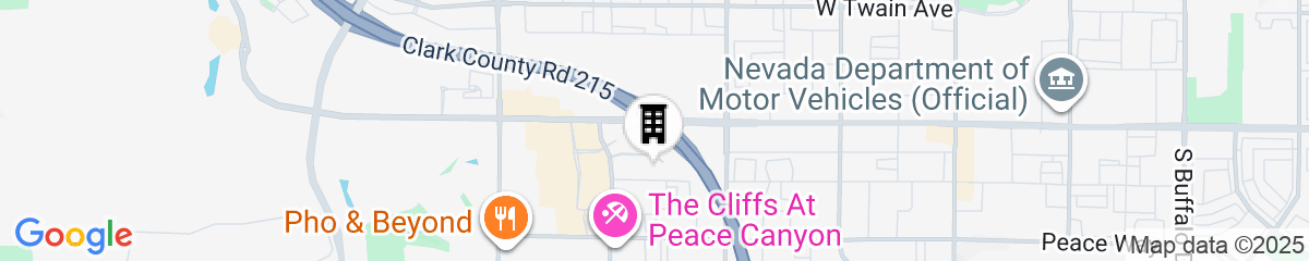 Map for Hampton Inn & Suites Las Vegas-Red Rock/Summerlin