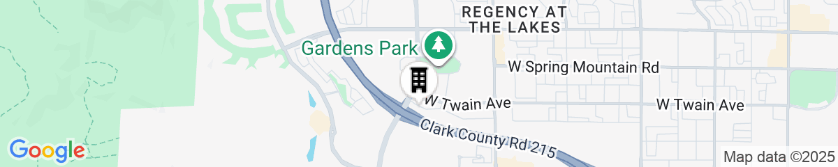 Map for Element Las Vegas Summerlin