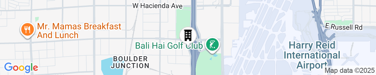 Map for Courtyard By Marriott Las Vegas Stadium Area