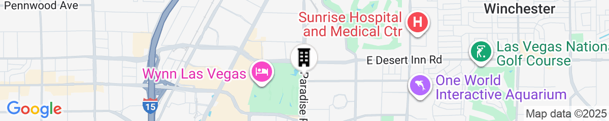 Map for Renaissance Las Vegas Hotel