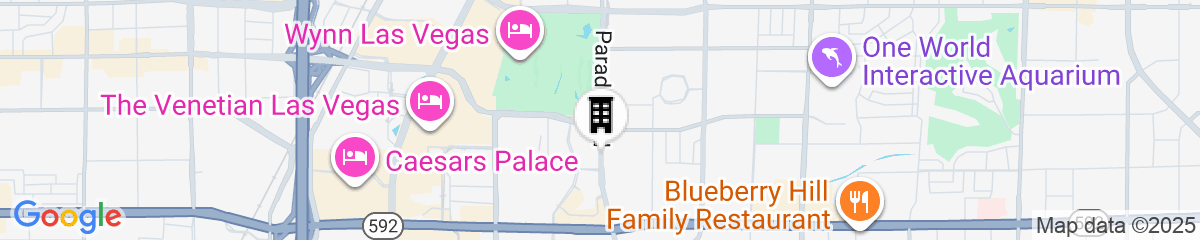 Map for Fairfield Inn Las Vegas Convention Center