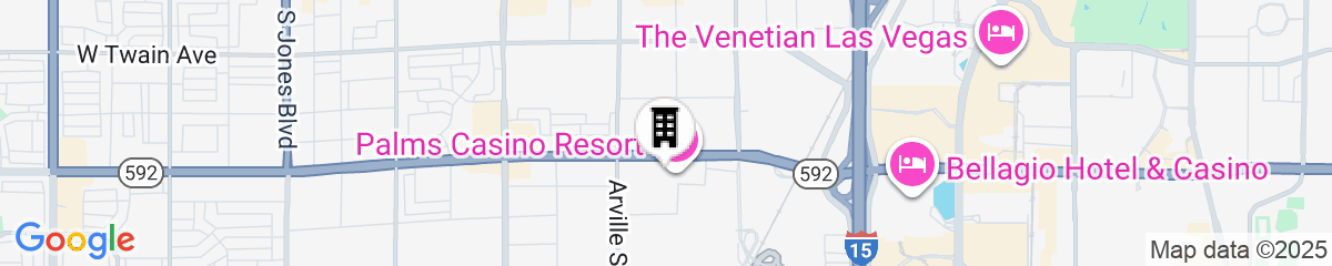 Map for Palms Casino Resort