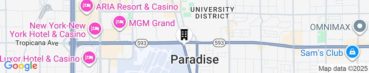 Map for Best Western McCarran Inn