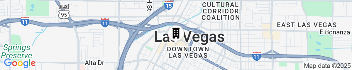 Map for Four Queens Hotel and Casino