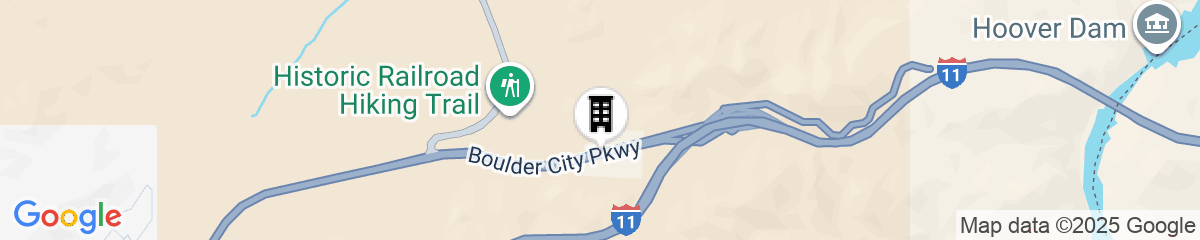 Map for Hoover Dam Lodge