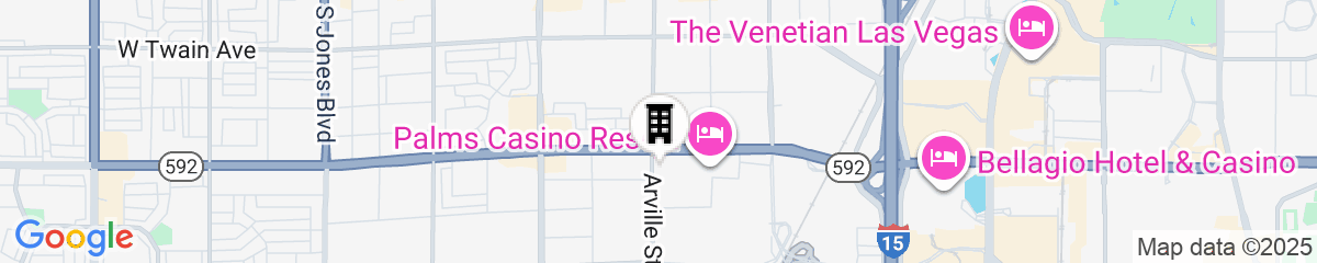 Map for Palms Place Vacation Suites Collection