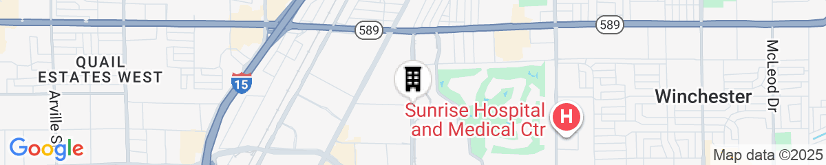 Map for Westgate Las Vegas Resort & Casino