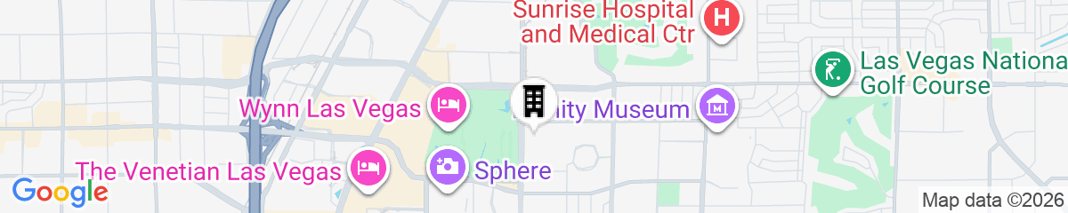 Map for Mardi Gras Hotel & Casino