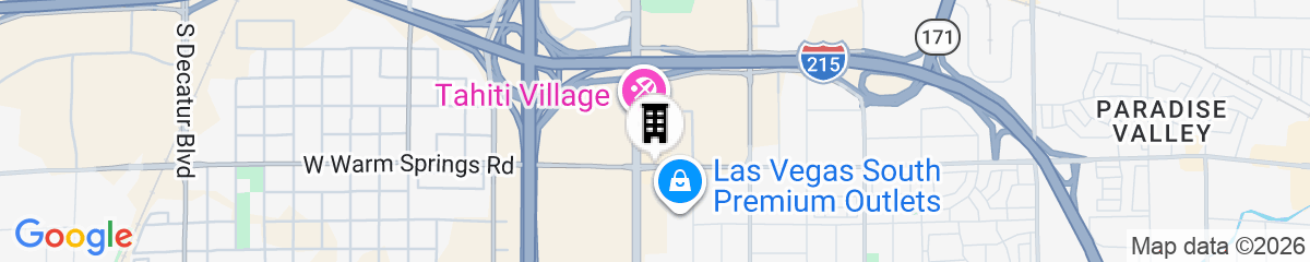 Map for Siegel Select Las Vegas Blvd.