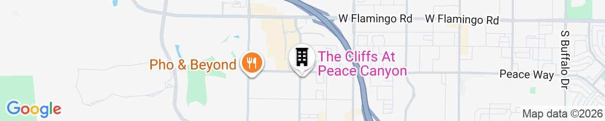 Map for The Cliffs at Peace Canyon