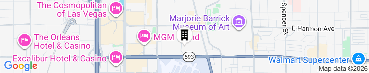 Map for Bluegreen Vacations Club 36, an Ascend Collection Resort