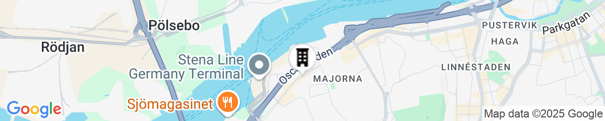 Map for Spar Hotel Majorna
