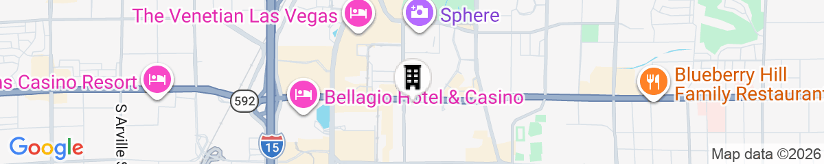 Map for StripViewSuites at Platinum