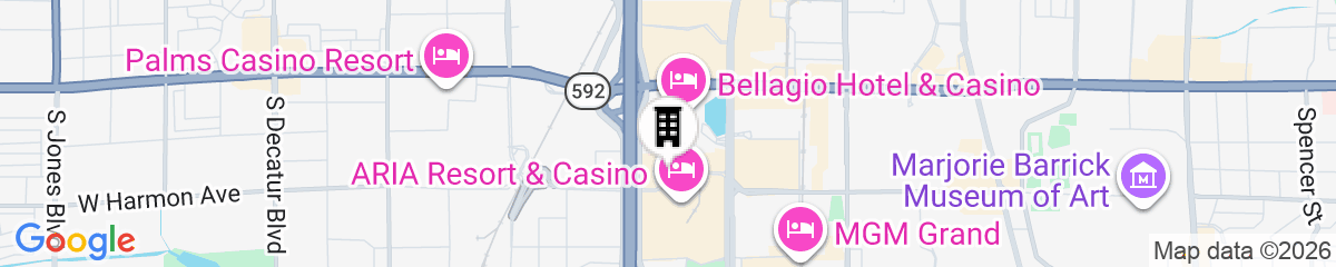 Map for StripViewSuites at Vdara
