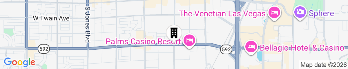 Map for StripViewSuites at Palms Place