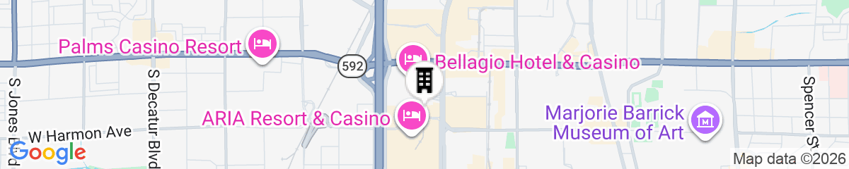 Map for Stay Together Suites | Cozy Strip Condo