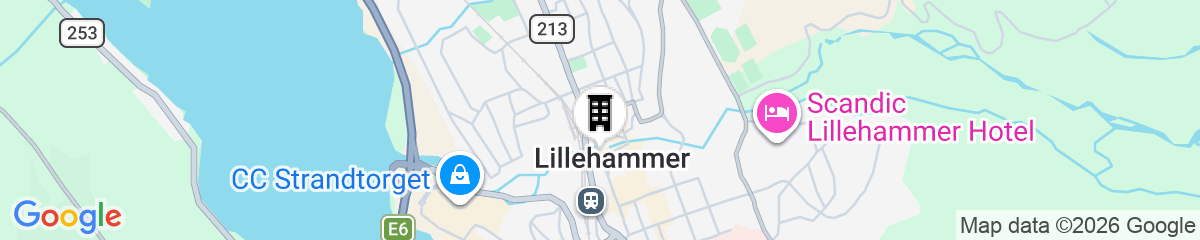 Map for Aksjemøllen - by Classic Norway Hotels