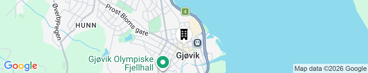 Map for Home Hotel Grand Gjovik