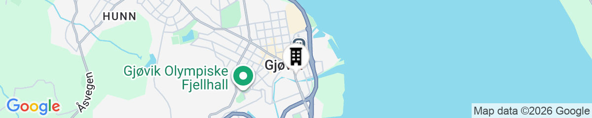 Map for Quality Hotel Strand Gjovik
