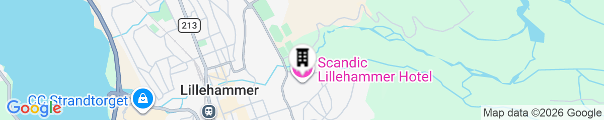 Map for Scandic Lillehammer Hotel