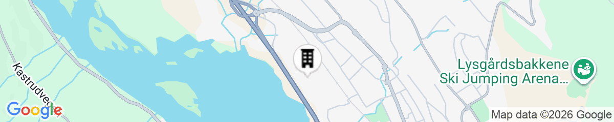 Map for Lillehammer Turistsenter Budget Hotel