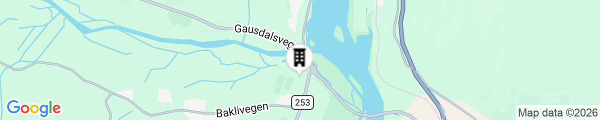 Map for Jorekstad Ferieleiligheter