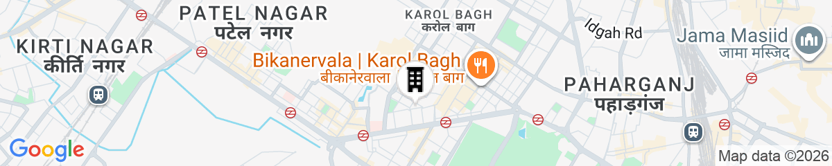 Map for Hotel Pawan Plaza - Near BLK and Ganga Ram Hospital - Karol Bagh