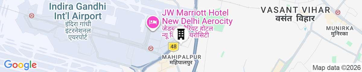 Map for Hotel Good Luck by JMD Group