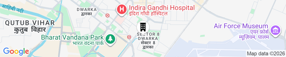 Map for Roomshala 139 Hotel Rose Inn