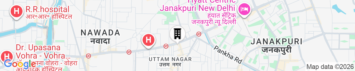 Map for Hotel ALLEN STAY Uttam Nagar