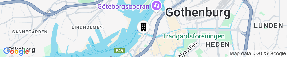 Map for Comfort Hotel Goteborg