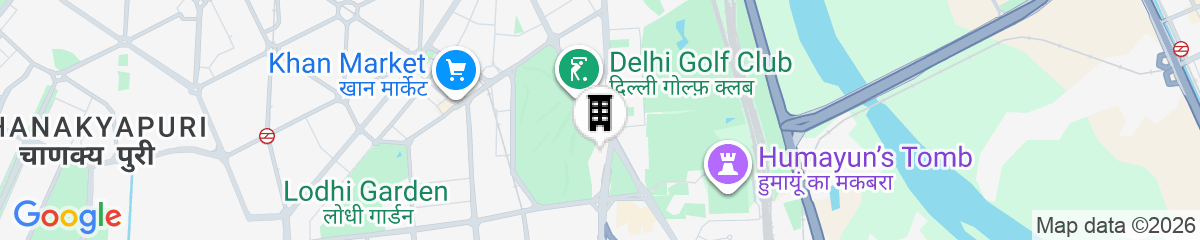 Map for The Oberoi, New Delhi