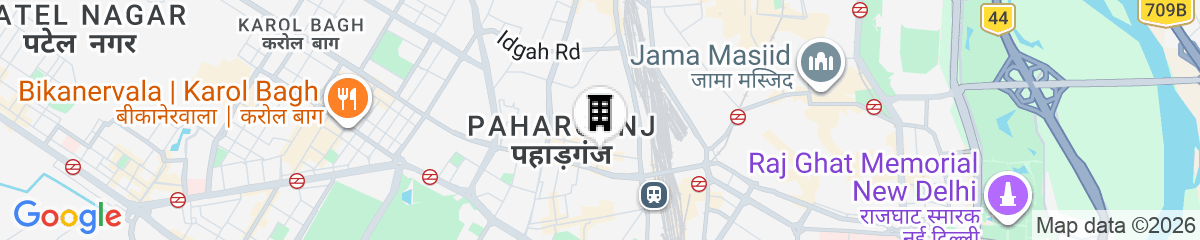 Map for Hotel The Krishna