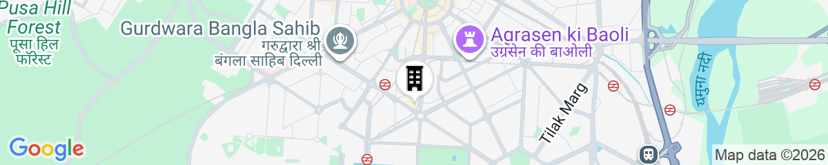 Map for Shangri-La Eros, New Delhi