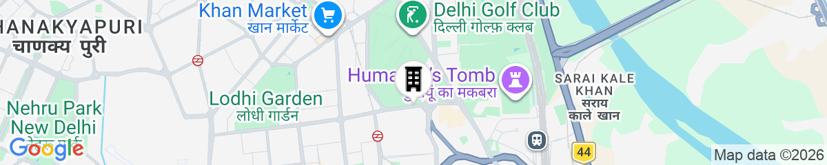 Map for The Lodhi - A member of The Leading Hotels Of The World