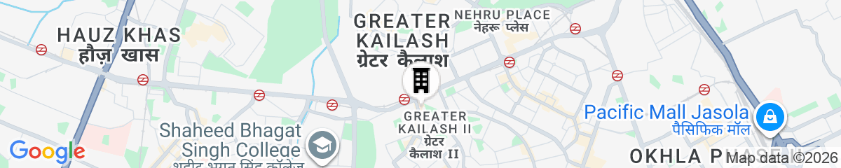 Map for Bloom Hotel - GK 2