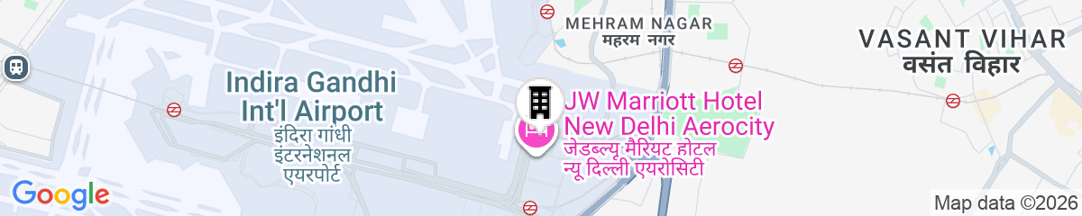 Map for Andaz Delhi, by Hyatt