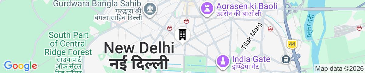 Map for Le Meridien New Delhi