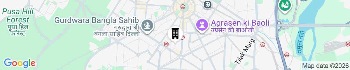 Map for Bloomrooms @ Janpath