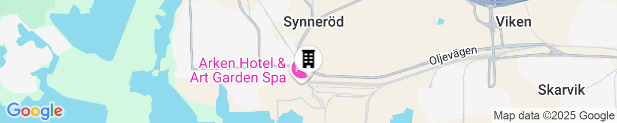 Map for Arken Hotel & Art Garden Spa
