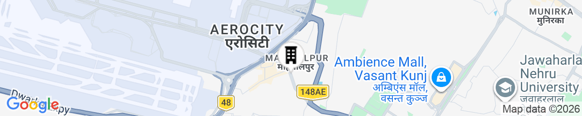 Map for Hotel The Kelvish Delhi Airport