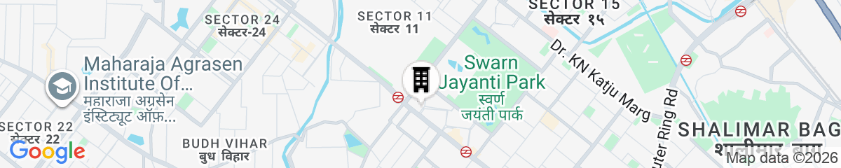Map for Crowne Plaza New Delhi Rohini by IHG