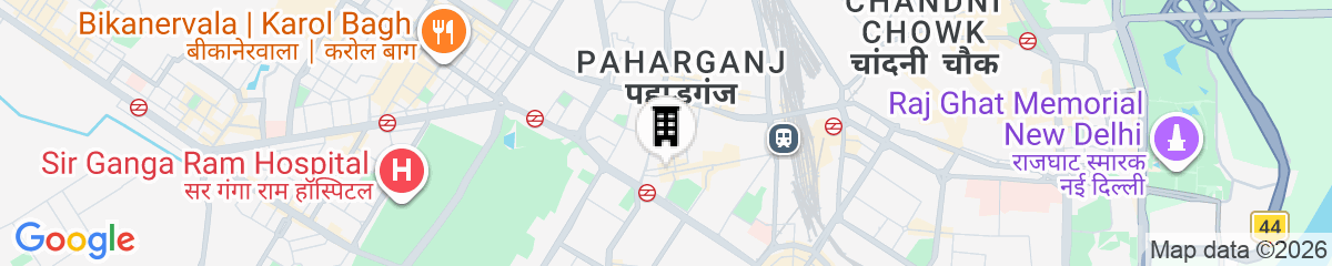 Map for Hotel Natraj yes please New Delhi