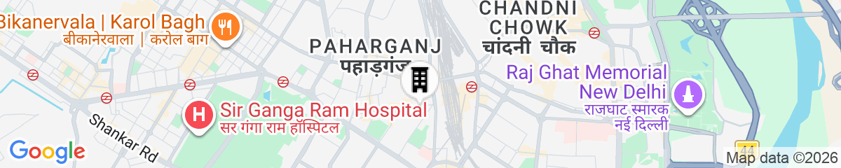 Map for Hotel Gold Palace Paharganj