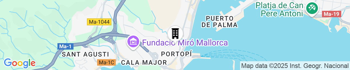 Map for Catalonia Majorica Hotel