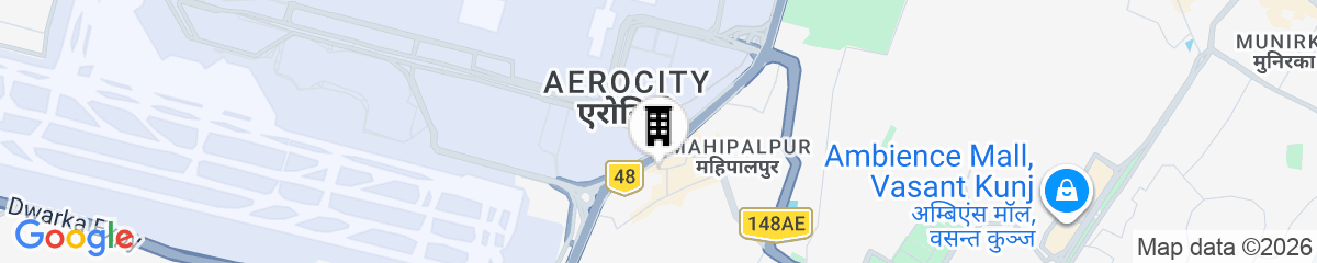 Map for Airport Hotel Grand Delhi